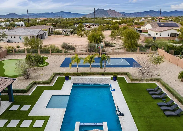 Enjoy Pool Putting Sports Court-pickleball Dom wakacyjny Cave Creek